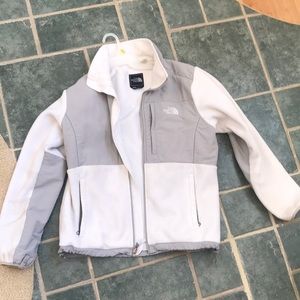 White Large The North Face jacket